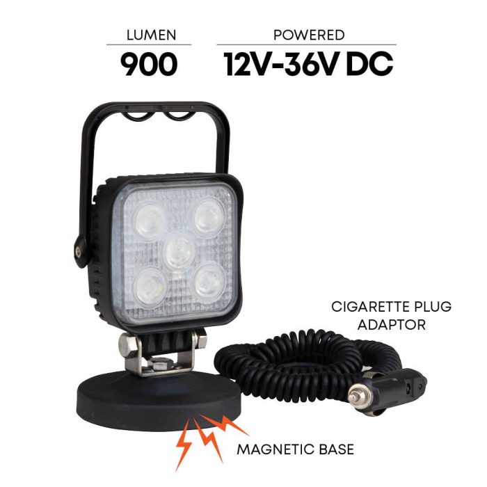 Worklight With Cigarette plug adaptor